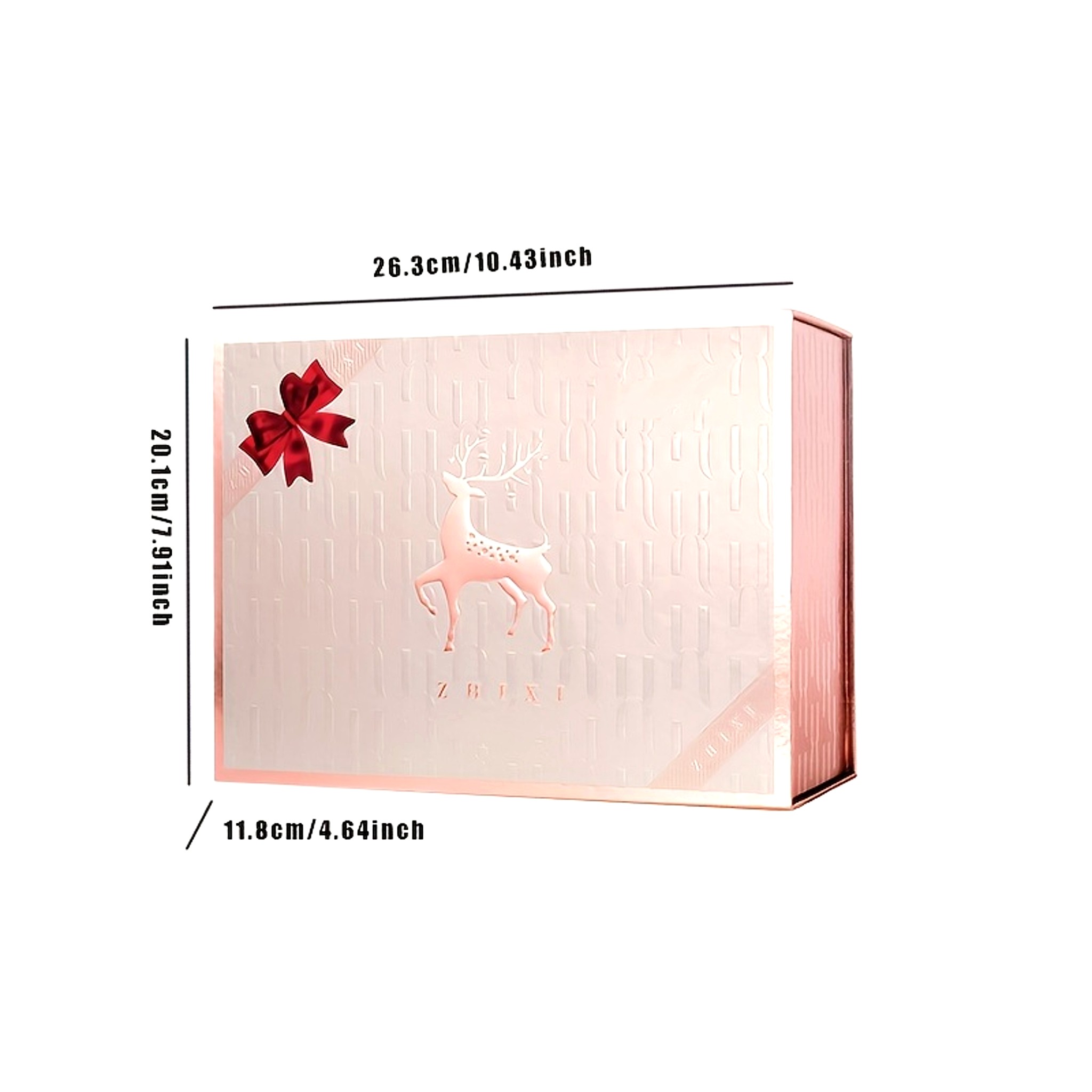 Pink deer-design beauty gift box