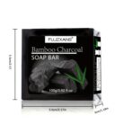 Bamboo charcoal soap box dimensions: 5.5 x 5.5 x 3 cm