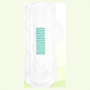 290 mm maxi sanitary pad with wings on a light background